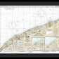 Nautical Chart-14825 Ashtabula-chagrin River, Mentor Harbor, Chagrin River - Framed Print