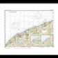 Nautical Chart-14825 Ashtabula-chagrin River, Mentor Harbor, Chagrin River - Framed Print