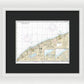 Nautical Chart-14825 Ashtabula-chagrin River, Mentor Harbor, Chagrin River - Framed Print