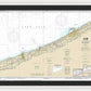 Nautical Chart-14828 Erie-geneva - Framed Print
