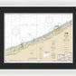 Nautical Chart-14828 Erie-geneva - Framed Print