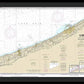 Nautical Chart-14828 Erie-geneva - Framed Print