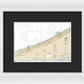 Nautical Chart-14828 Erie-geneva - Framed Print