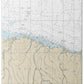 Nautical Chart-16004 Point Barrow-herschel Island - Bath Towel