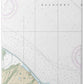 Nautical Chart-16041 Demarcation Bay-approaches - Beach Towel