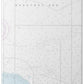 Nautical Chart-16044 Camden Bay-approaches - Bath Towel