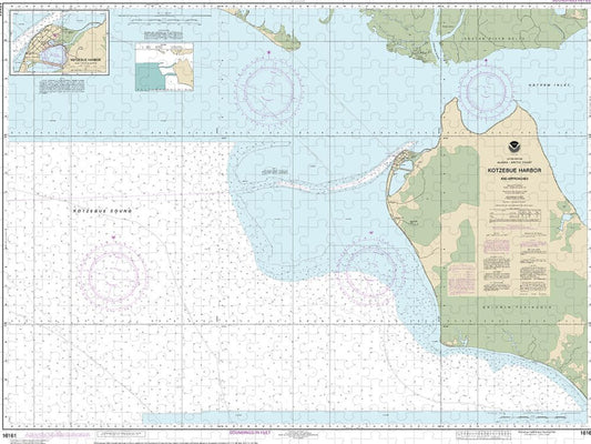 Nautical Chart-16161 Kotzebue Harbor-approaches - Puzzle