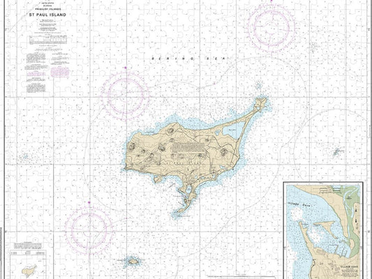 Nautical Chart-16382 St Paul Island, Pribilof Islands - Puzzle