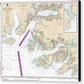 Nautical Chart-16708 Prince William Sound-port Fidalgo-valdez Arm, Tatitlek Narrows - Canvas Print