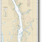 Nautical Chart-17424 Behm Canal-eastern Part - Acrylic Print