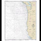 Nautical Chart-18007 San Francisco-cape Flattery - Framed Print