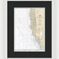 Nautical Chart-18010 Monterey Bay-coos Bay - Framed Print