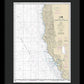 Nautical Chart-18010 Monterey Bay-coos Bay - Framed Print