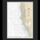 Nautical Chart-18010 Monterey Bay-coos Bay - Framed Print