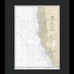 Nautical Chart-18010 Monterey Bay-coos Bay - Framed Print