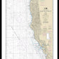 Nautical Chart-18010 Monterey Bay-coos Bay - Framed Print