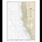 Nautical Chart-18010 Monterey Bay-coos Bay - Framed Print
