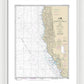 Nautical Chart-18010 Monterey Bay-coos Bay - Framed Print