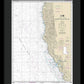 Nautical Chart-18010 Monterey Bay-coos Bay - Framed Print