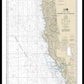 Nautical Chart-18010 Monterey Bay-coos Bay - Framed Print