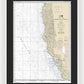 Nautical Chart-18010 Monterey Bay-coos Bay - Framed Print