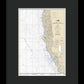 Nautical Chart-18010 Monterey Bay-coos Bay - Framed Print