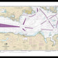 Nautical Chart-18465 Strait-juan De Fuca-eastern Part - Framed Print