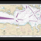 Nautical Chart-18465 Strait-juan De Fuca-eastern Part - Framed Print