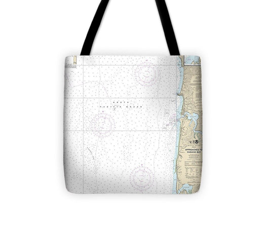 Nautical Chart-18561 Approaches-yaquina Bay, Depoe Bay - Tote Bag