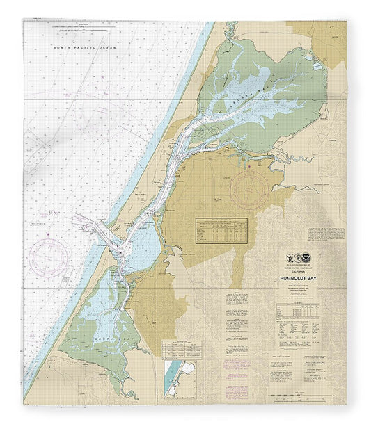 Nautical Chart-18622 Humboldt Bay - Blanket