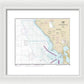 Nautical Chart-18640 San Francisco-point Arena - Framed Print