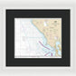Nautical Chart-18640 San Francisco-point Arena - Framed Print