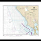 Nautical Chart-18640 San Francisco-point Arena - Framed Print