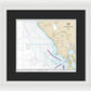 Nautical Chart-18640 San Francisco-point Arena - Framed Print