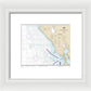 Nautical Chart-18640 San Francisco-point Arena - Framed Print