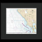 Nautical Chart-18640 San Francisco-point Arena - Framed Print
