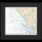 Nautical Chart-18640 San Francisco-point Arena - Framed Print