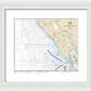 Nautical Chart-18640 San Francisco-point Arena - Framed Print