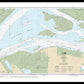 Nautical Chart-18658 Suisun Bay-roe Island-vicinity - Framed Print