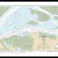 Nautical Chart-18658 Suisun Bay-roe Island-vicinity - Framed Print