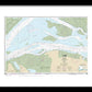 Nautical Chart-18658 Suisun Bay-roe Island-vicinity - Framed Print