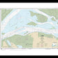 Nautical Chart-18658 Suisun Bay-roe Island-vicinity - Framed Print