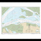 Nautical Chart-18658 Suisun Bay-roe Island-vicinity - Framed Print