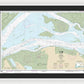 Nautical Chart-18658 Suisun Bay-roe Island-vicinity - Framed Print