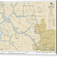 Nautical Chart-18663 San Joaquin River Stockton Deep Water Channel Medford Island-stockton - Acrylic Print