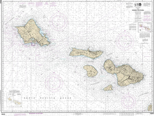 Nautical Chart-19340 Hawaii-oahu - Puzzle