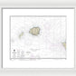 Nautical Chart-19380 Oahu-niihau - Framed Print