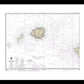 Nautical Chart-19380 Oahu-niihau - Framed Print
