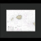 Nautical Chart-19380 Oahu-niihau - Framed Print