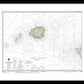 Nautical Chart-19380 Oahu-niihau - Framed Print